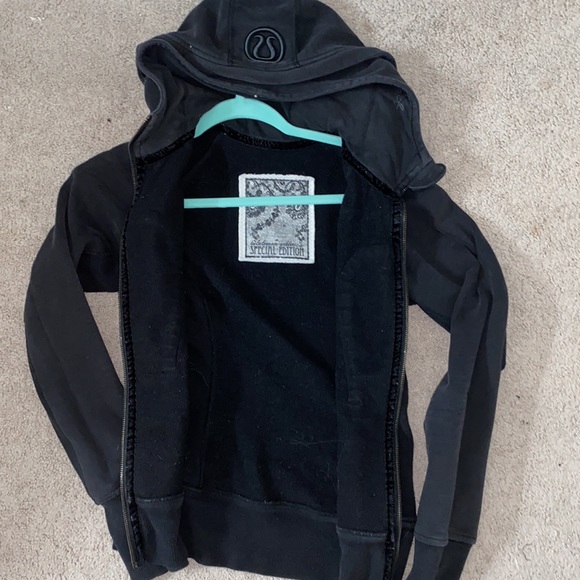 lululemon special edition black zip up hoodie - Picture 2 of 4